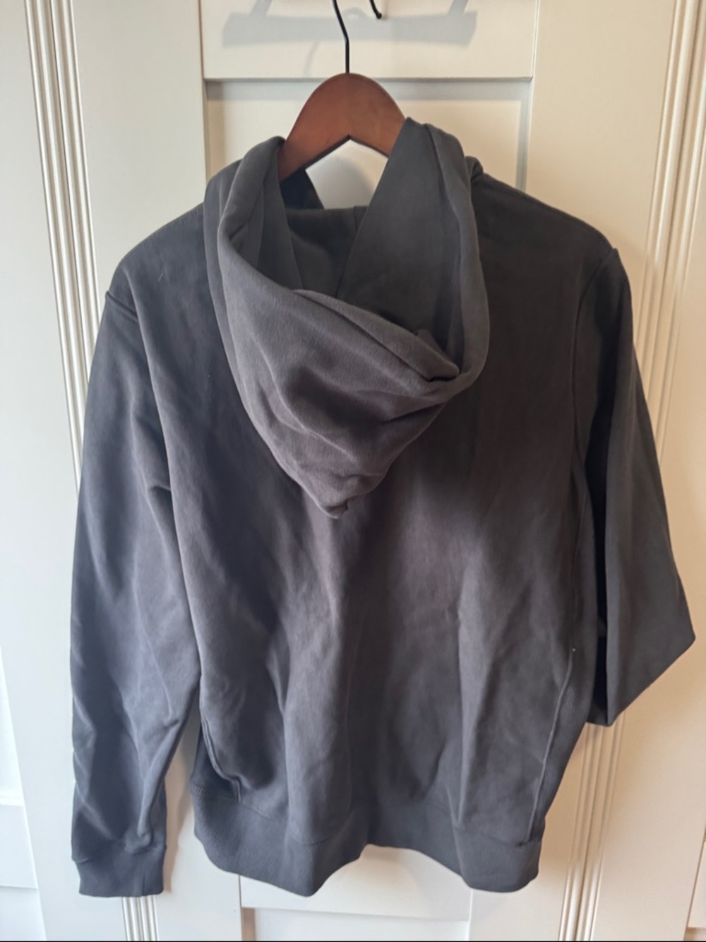New Men's Tracksmith Trackhouse Dark Grey Full-Zip Hoody - Picture 5 of 6